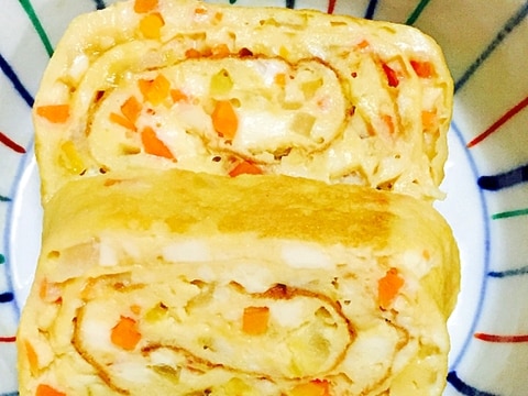 豆腐入りヘルシー卵焼き☆お弁当や朝食に♪